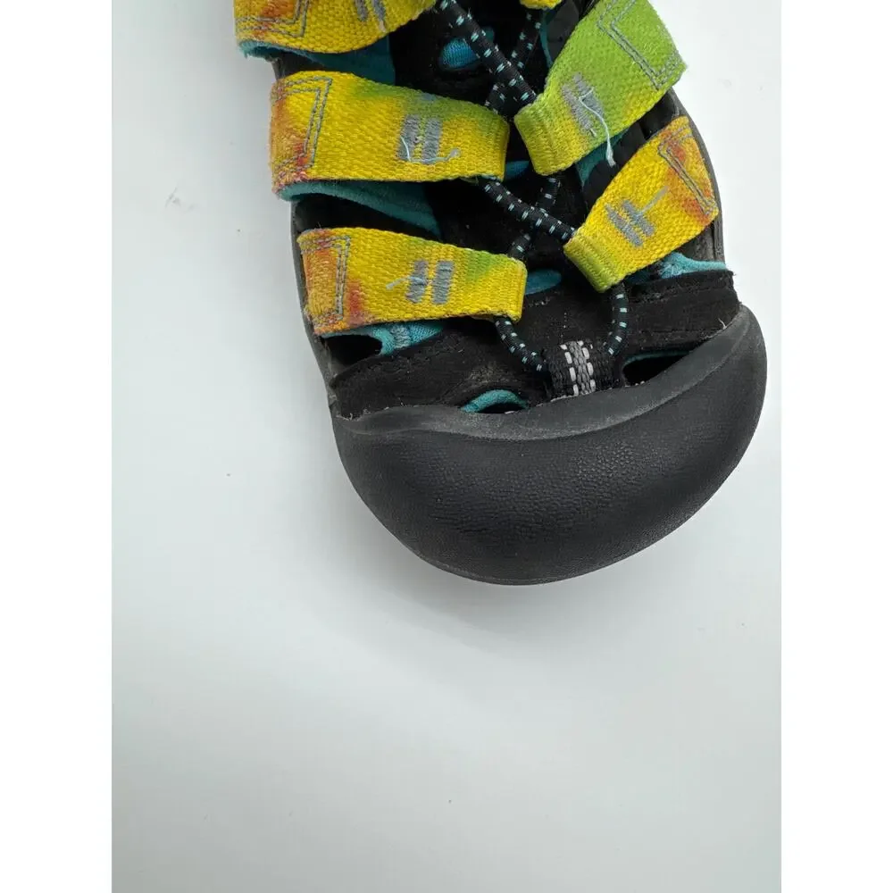 Keen Newport H2 Slip On Outdoor Water Shoes Sandals Rainbow Kids‎ Unisex Size 4